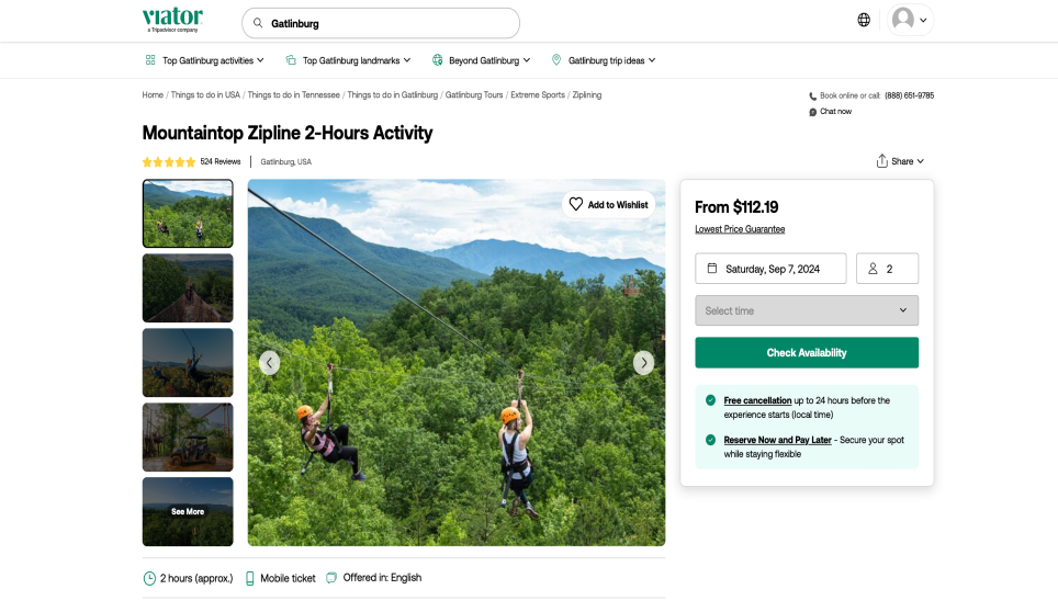 Singenuity connects to viator and other OTAS so you can offer your tours to the masses